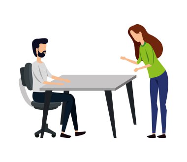 masada oturan zarif genç iş çift