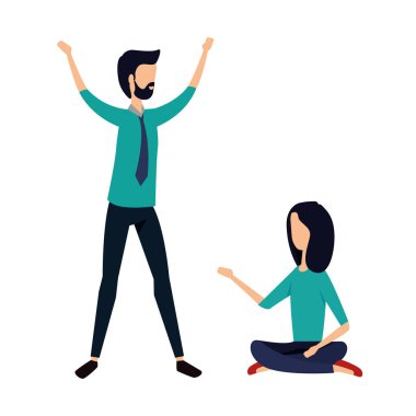 zarif iş çift yoga