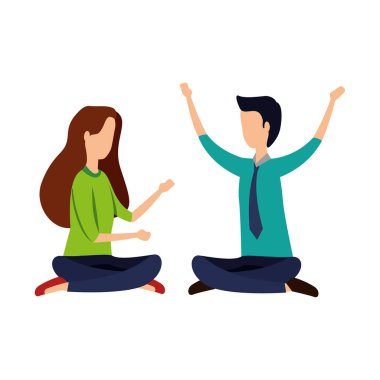 zarif iş çift yoga