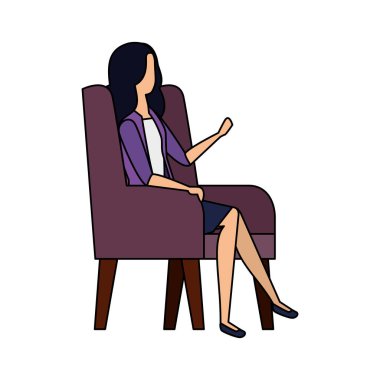 kanepede zarif iş kadını işçi