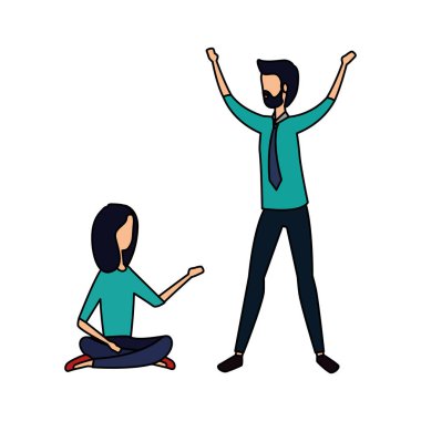 zarif iş çift yoga