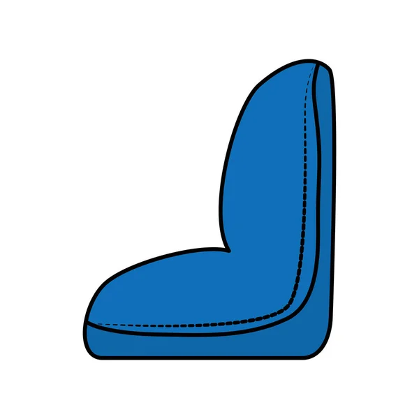 Ikona wyposażenia salonu kanapa — Wektor stockowy