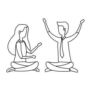 zarif iş çift yoga