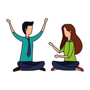 zarif iş çift yoga