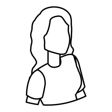 güzel ve genç kadın karakter