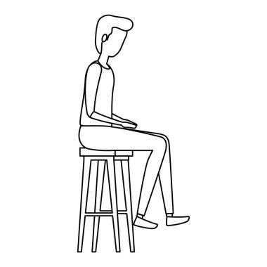 zarif işadamı işçi bankta oturan