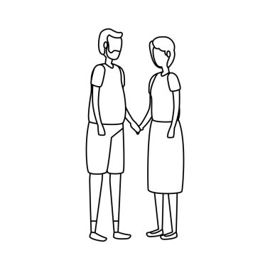 sevimli dedesi çift avatarlar karakterler