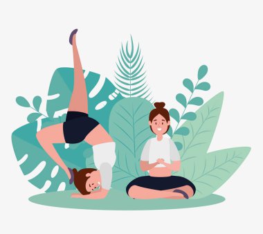 kadınlar yoga gevşeme poz uygulama
