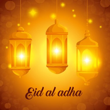 ışıklar ile tasarım haning lambalar afiş