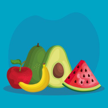 vitamin ile tropikal organik meyve beslenme