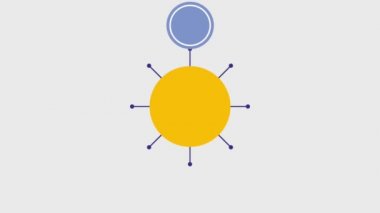 grafik düzenleyici yuvarlak öğeleri boş şablon