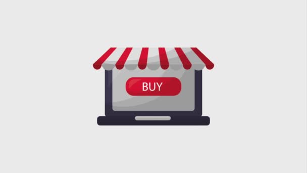 online vásárlás laptop áruház vásárlás animáció