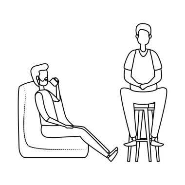 kanepede zarif işadamları işçi