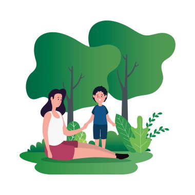 oğlu aile karakterleri ile anne