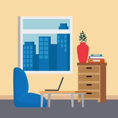 ev oturma odası yer sahnesi