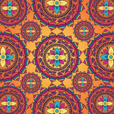 mandala arka plan dekoratif süs çiçek