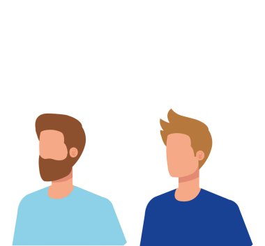 genç ve rahat men karakterleri