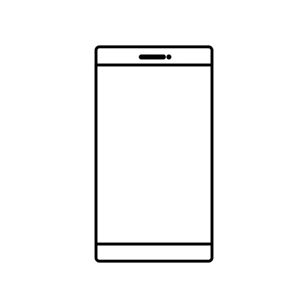 스마트폰 기기 기술의 고립된 아이콘 — 스톡 벡터