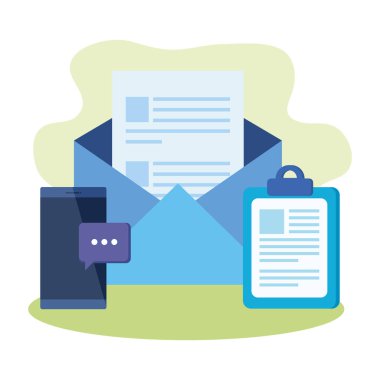 zarf posta ile kontrol listesi pano