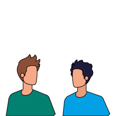 genç ve rahat men karakterleri