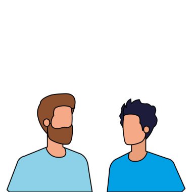 genç ve rahat men karakterleri