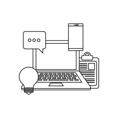 dizüstü bilgisayarlı kontrol listesi panosu