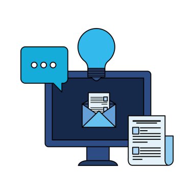 kağıt belgeile masaüstü bilgisayar