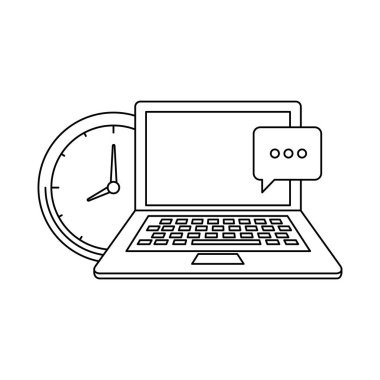 zaman saati ile dizüstü bilgisayar