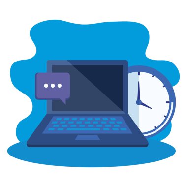 zaman saati ile dizüstü bilgisayar