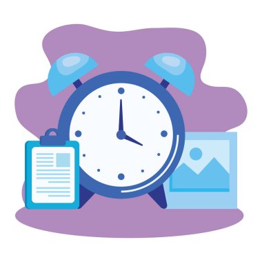 kontrol listesi simgesi ile çalar saat