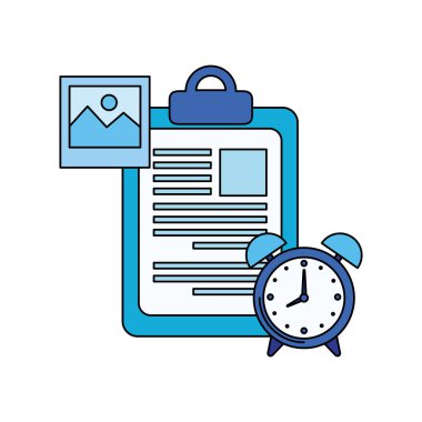 kontrol listesi simgesi ile çalar saat