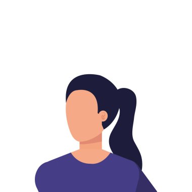 güzel ve genç kadın karakter