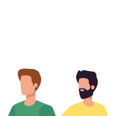 genç ve rahat men karakterleri