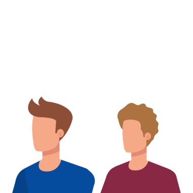 genç ve rahat men karakterleri