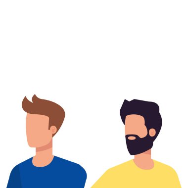 genç ve rahat men karakterleri