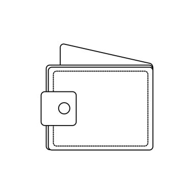 cüzdan para ekonomi izole simgesi