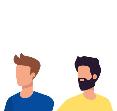 genç ve rahat men karakterleri