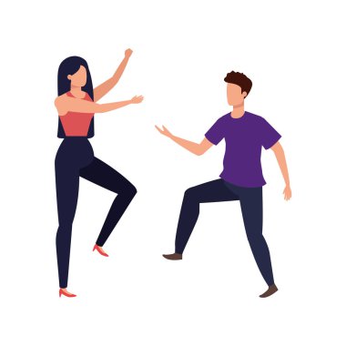 Genç aşıklar çift karakterler