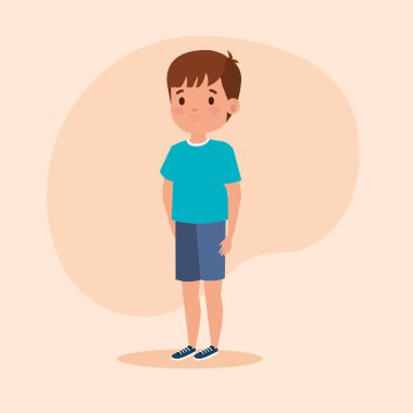 rahat giysiler ile güzel çocuk çocuk