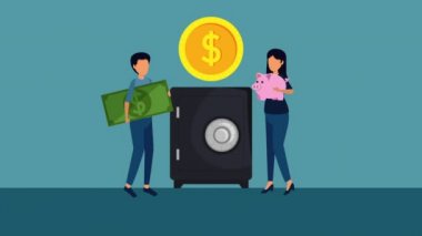 finans ve ekonomi iş çift ile online