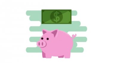 kumbara ve faturaları ile online finans ve ekonomi