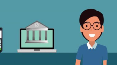 dizüstü bilgisayar ile online finans ve ekonomi