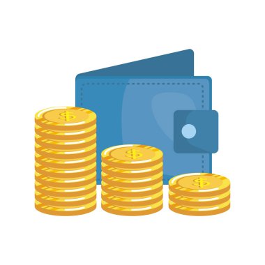 cüzdan ile para para dolar