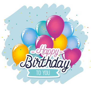 kurdele tasarımı ile balonlar parti dekorasyon