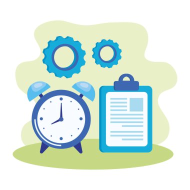 kontrol listesi simgesi ile çalar saat