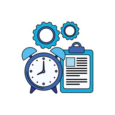 kontrol listesi simgesi ile çalar saat