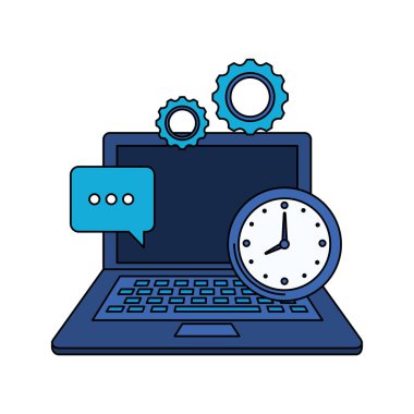 zaman saati ile dizüstü bilgisayar