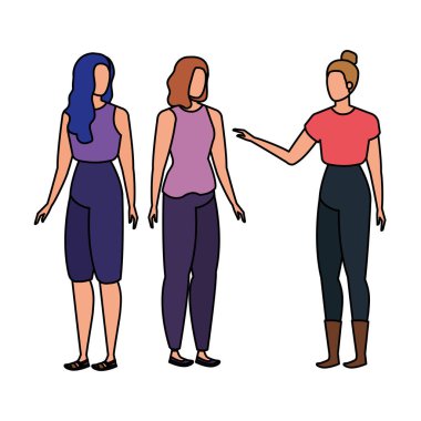 güzel ve genç kadın karakterler