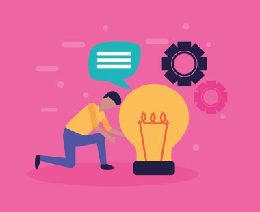 insanlar takım çalışması düz tasarım görüntüsü