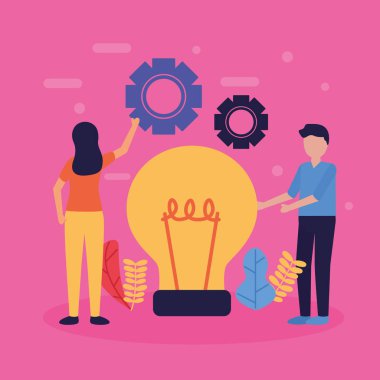 insanlar takım çalışması düz tasarım görüntüsü